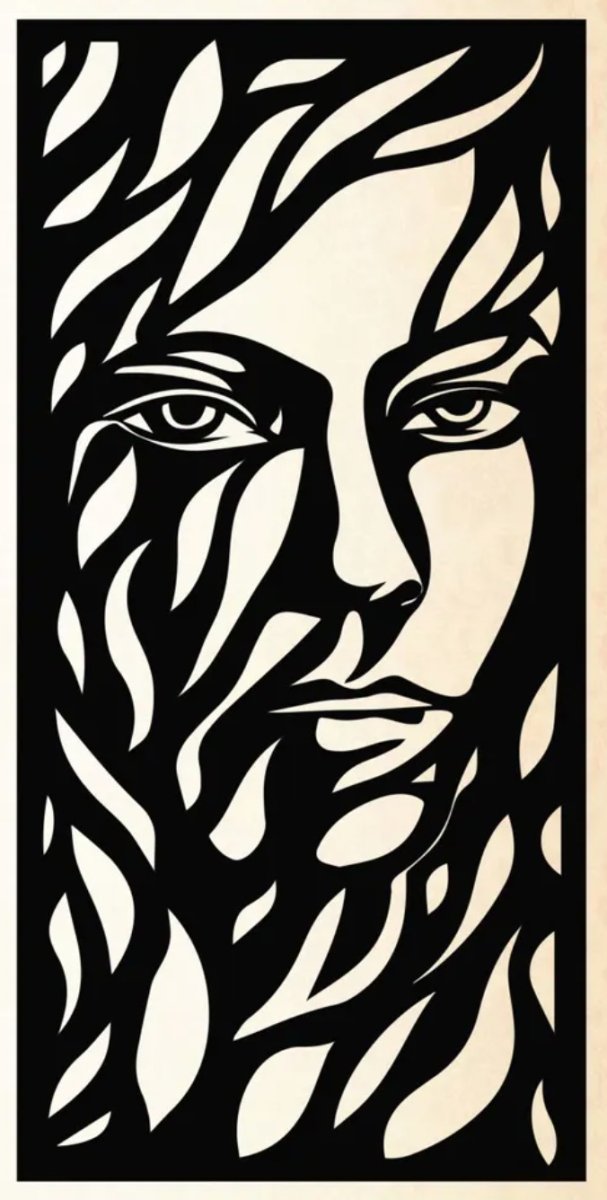 Abstract Female Face