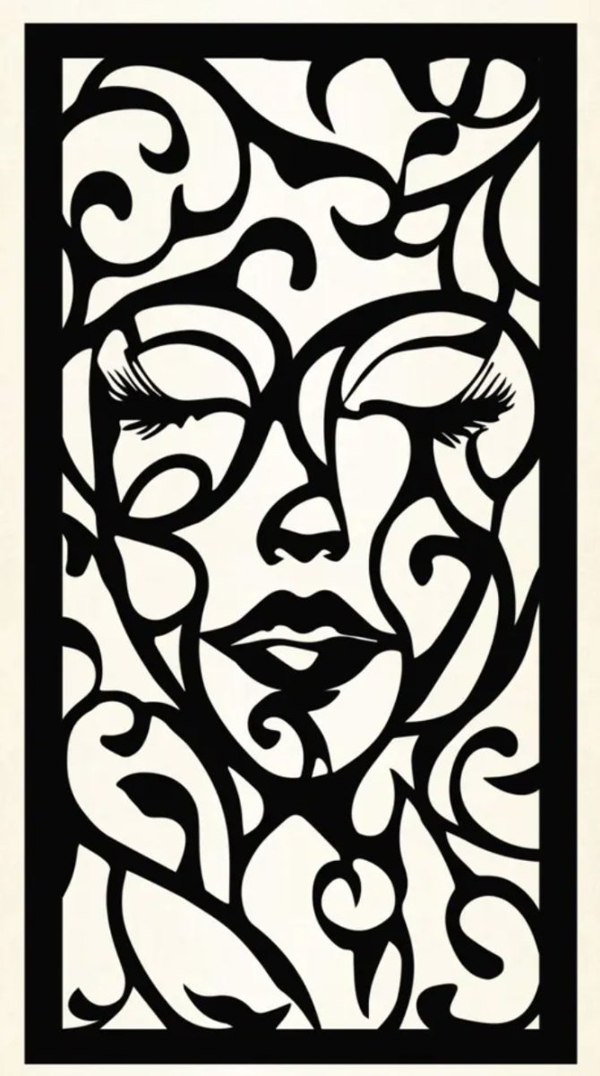 Abstract Female Face