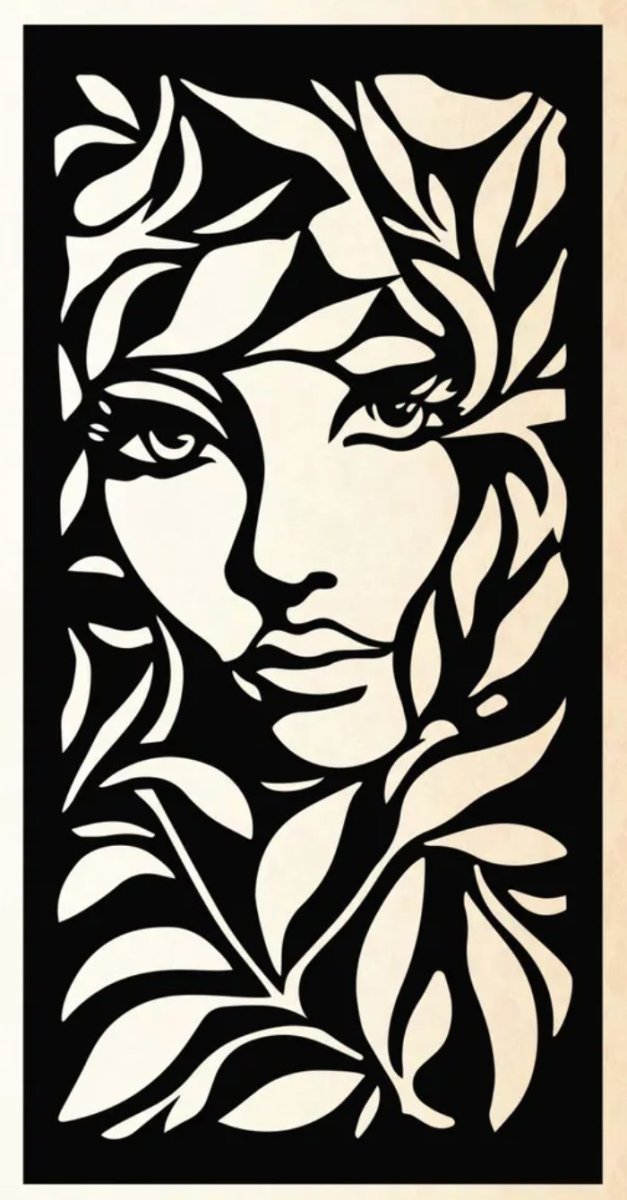 Abstract Female Face