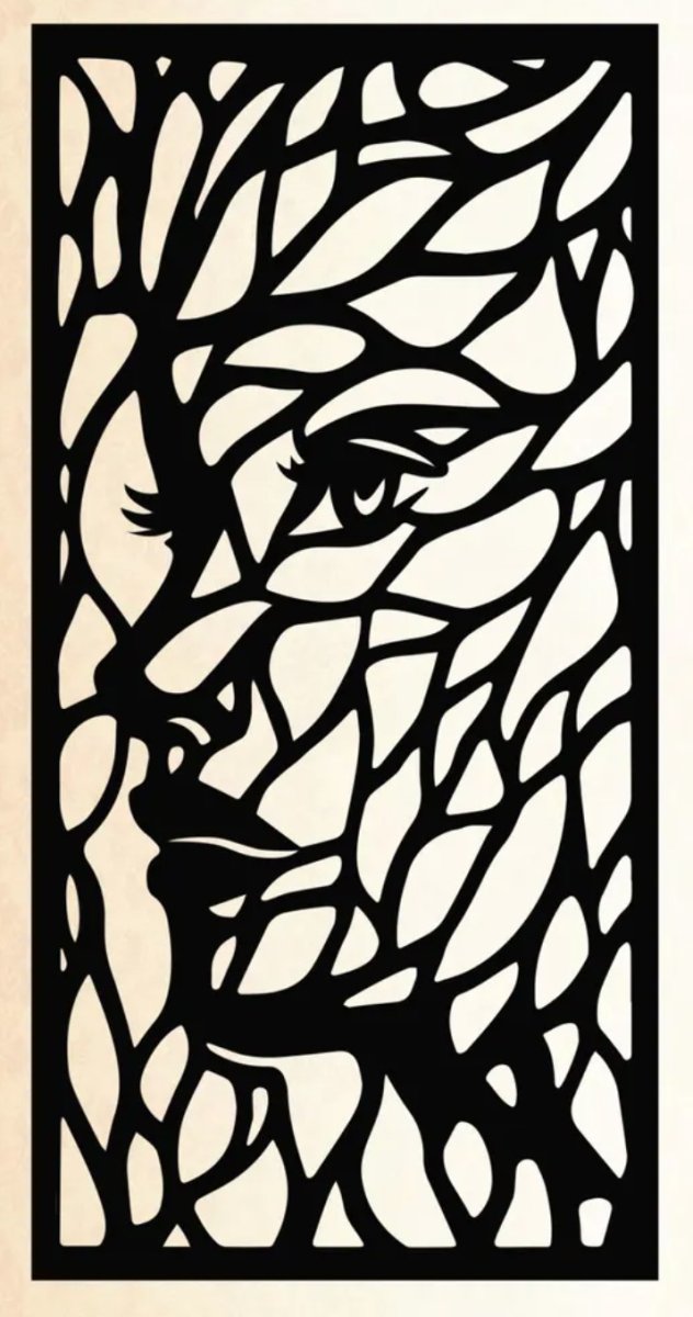Abstract Female Face